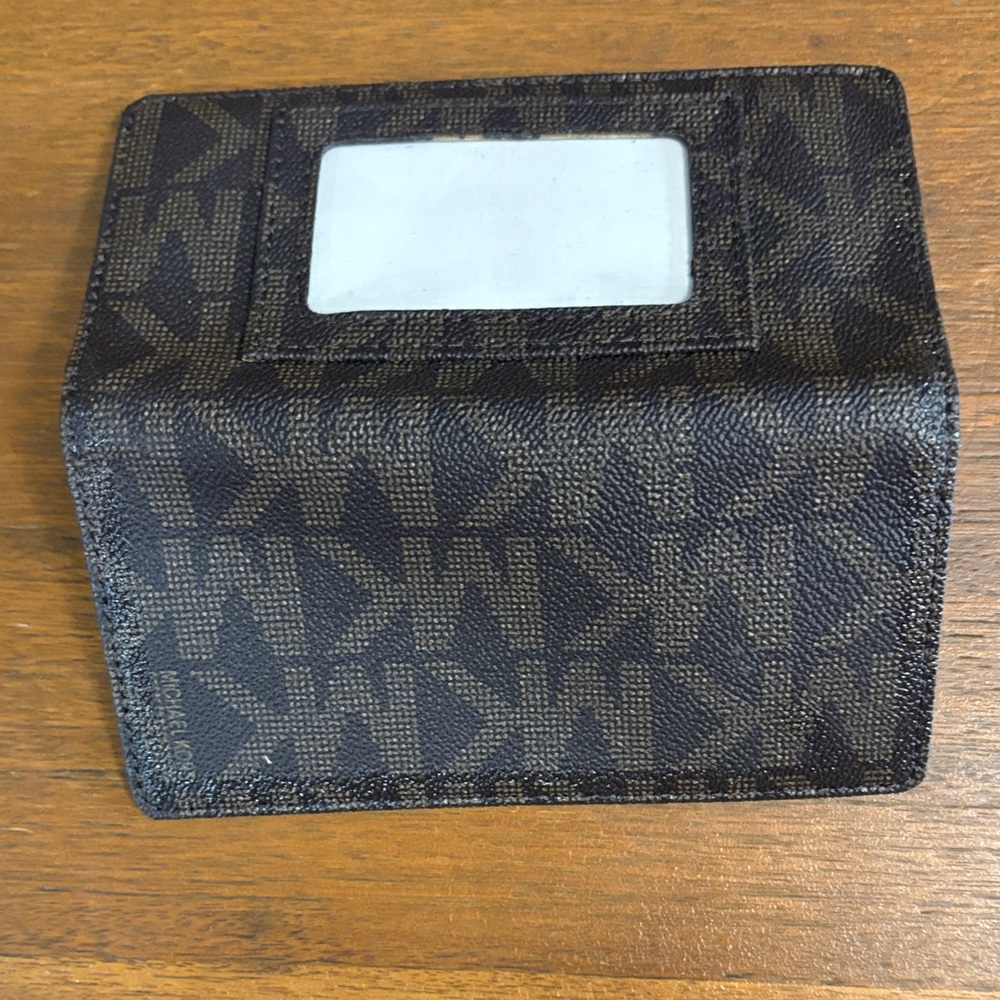 Michael Kors Black and Brown Logo Wallet - Picture 4 of 4